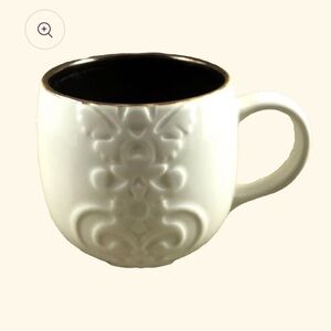 STARBUCKS Casi Cielo Embossed Floral 12oz Mug 2013